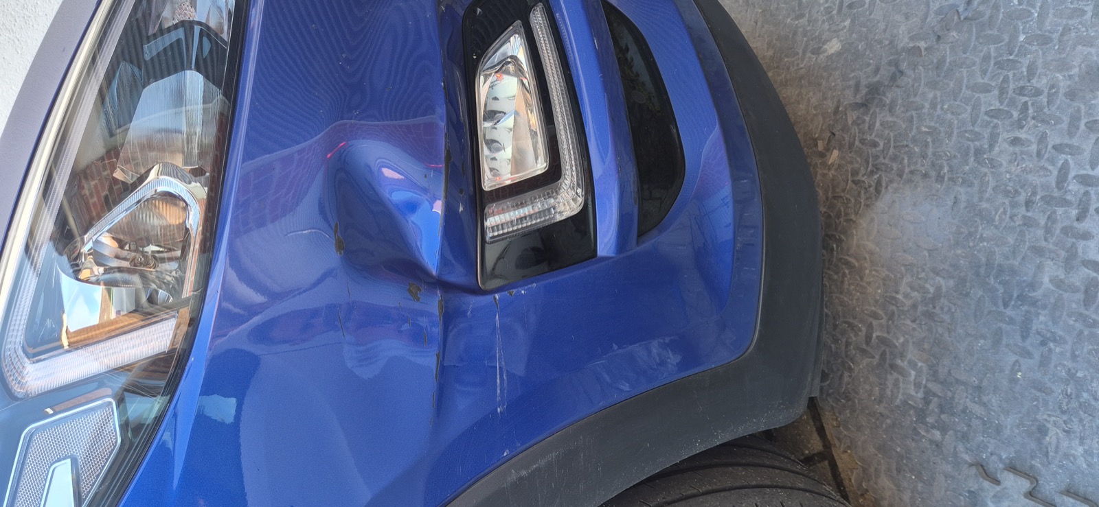 Rear Bumper Scuff
